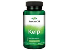 Swanson Kelp Iodine Source (Alge de mare) - 250 Tablete